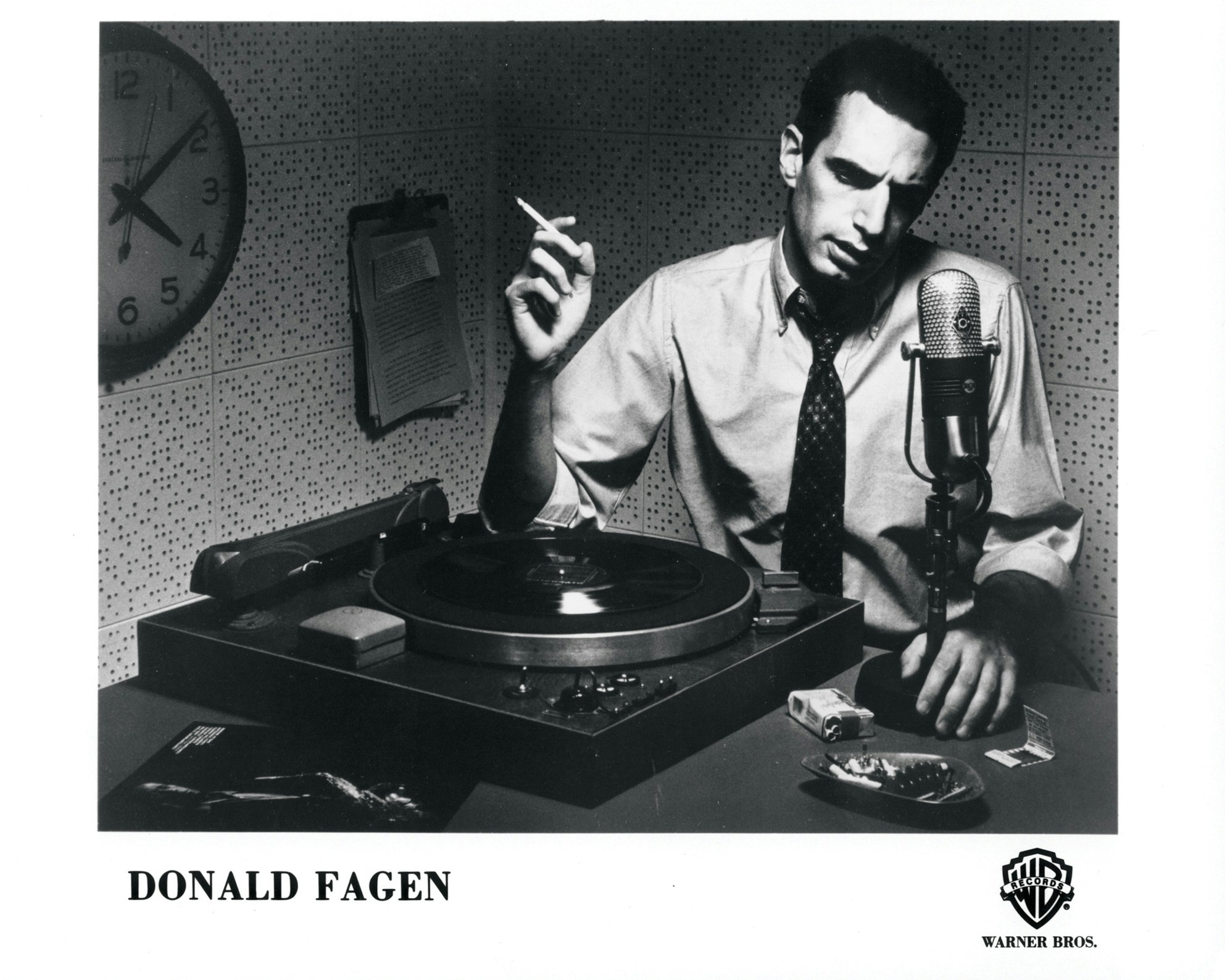 Warner Bros. promo photo for Donald Fagen’s 1982 solo album <i>The Nightfly</i>.